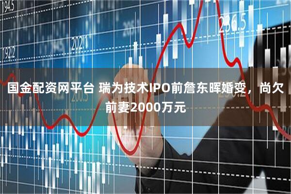 国金配资网平台 瑞为技术IPO前詹东晖婚变，尚欠前妻2000万元
